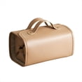 thumbnail image 1 of Bolsa Organizadora de Bolsa de Maquillaje de Viaje de Gran Capacidad con Diseño Plegable Bolsa de Maquillaje y Artículos de Tocador Impermeables Marrón, 1 of 8