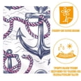 thumbnail image 2 of Seamless Anchor Pattern Double Sided Garden Flag Decorative Weather Resistant Yard Flag, Large DIY Vertical Flag for Farmhouse Patio Lawn, 28x40 Inch, 2 of 6