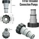 thumbnail image 4 of Kuymtek Para Bombas Conexión Roscada Intex ARU Adaptador Manguera Plástico Con Collar, 4 of 9