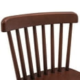 thumbnail image 7 of Dycanpo 26'' Wooden Windsor Counter Height Chairs Set of 3, Farmhouse Kitchen Stools with Back,Walnut, 7 of 7