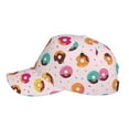 thumbnail image 5 of Haiem Colorful Donuts Baseball Cap Dad Hat Cotton Soft Adjustable Fashion Hats for Men Women Unisex Style Headwear, 5 of 9