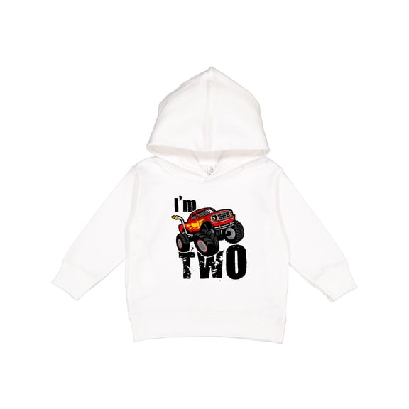Inktastic 2nd Birthday Monster Truck Toddler Hoodie