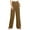 Khaki, variant on Lenpel Corduroy Pants for Women Vintage High Waisted Wide Leg Comfy Trousers Baggy Casual Pants with Pockets(Khaki,X-Large)