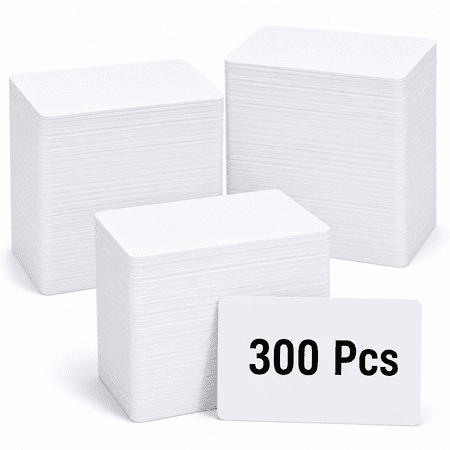 Blank PVC ID Cards 300 Count Standard Credit Card Size