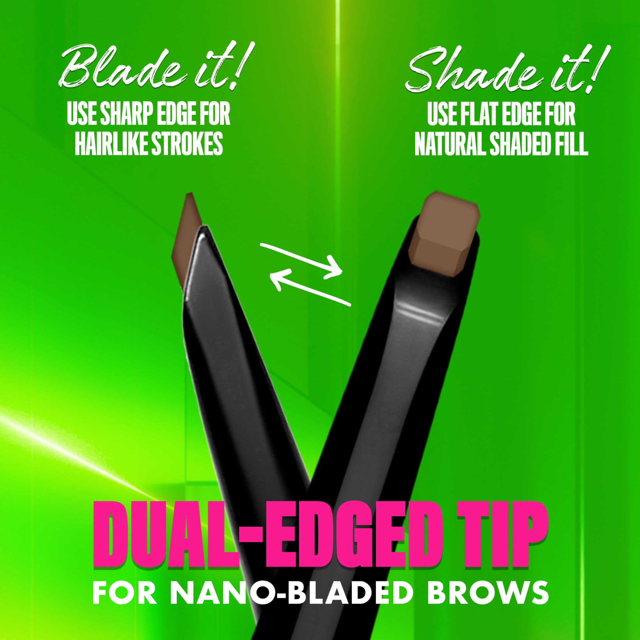 NYX Professional Makeup Blade & Shade Mechanical Eyebrow Pencil, Espresso, 0.002 oz