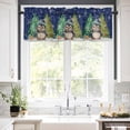 thumbnail image 5 of Merry Christmas Valances for Windows Cute Xmas Tree Winter Snowflake Rod Pocket Curtain Valance Window Treatment Short Curtains for Kitchen Living Room, 60"x18", 5 of 5