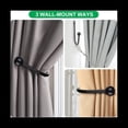 thumbnail image 2 of 6 Uds. de RetencióN para Cortinas, para Sujetar Cortinas Montados en la Pared, Soportes Decorativos para Cortinas de Ventana, Soportes para Cortinas, 2 of 5