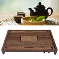 thumbnail image 3 of Bandeja De Té China Con Un Drenaje De Agua, Té Tradicional Hecho De Con Techo Almacenado, Bandeja Para Servir Té De Bambú Para Familiares Y Amigos, 3 of 7