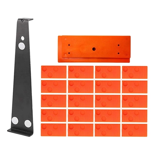 Kit de Instalación de Laminada Y 20 Espaciadores Barra de de Bloque de Golpeteo