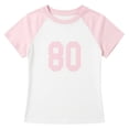 thumbnail image 3 of EYNMVR Women Short Sleeve Crop Tops Y2k Number Graphic Baby Tees Summer Girls Crewneck Slim Fit T-Shirts, 3 of 3