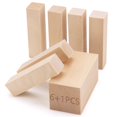 thumbnail image 1 of Bloques de Madera SOKOSEY para Tallado en Tilo 7 Piezas 10x2.5x2.5 cm, 1 of 7