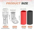 thumbnail image 2 of 10pcs 5/16" Stud 1/0 Awg 90° Bent Copper Lugs Battery Cable Ends,Silver, 2 of 6