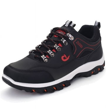 RIBONGZ Men Hiking Shoes Waterproof Non-slip Sport Shoes Casual Running Camping Shoes Outdoor Sneakers for Men Size