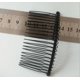 thumbnail image 2 of piezas 20 dientes peines de clip para el cabello peines de alambre de metal peines de velo de novia de alambre torcido (negro), 2 of 8