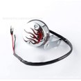 thumbnail image 3 of DLLL Universal Motorcycle Flame Rear Brake Stop Tail Light Running License Plate Light Taillight Lamp for Honda Suzuki, 3 of 5