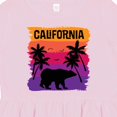 thumbnail image 4 of Inktastic California Sunset Vacation Beach Girls Toddler Dress, 4 of 5