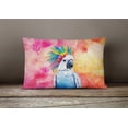 thumbnail image 4 of Carolines Treasures DAC3972PW1216 16 x 12 in. Unisex Hippie Animal Cockatoo Polyester Fabric Throw Pillow, 4 of 4