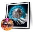 thumbnail image 1 of Lobo 5D taladro completo diamante pintura bordado bricolaje punto de cruz Home Decor Hugtrwg Para estrenar, 1 of 9