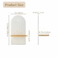 thumbnail image 6 of Boho Wooden Wall Candle Sconces Set of 2, White Rainbow Arch Candle Holders, Farmhouse Home Decor for Bedroom Bathroom, 6 of 9