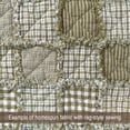 thumbnail image 3 of JCS Sage Green 5 Mini Buffalo Plaid Homespun Cotton Fabric Sold by the Yard, 3 of 7