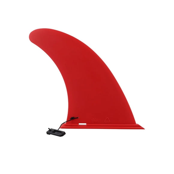 Yimiti 9inch Surf Water Wave Fin Board Surfboard Tail Fin Splitter Slide-in Central Fin,red