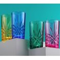 thumbnail image 3 of Godinger Acrylic Highball Glasses, Tall Beverage Highballs Drinking Glasses Cups, Shatterproof and Reusable Tumbler Cups - Dublin Collection, Set of 4, 3 of 4