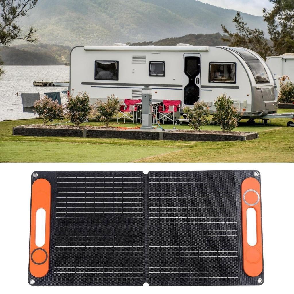 High Efficiency 80W Portable ETFE Solar Panel Double USB Port Folding Solar Panel Battery Charging Device