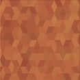 thumbnail image 1 of Ahgly Company Indoor Square Patterned Neon Orange Area Rugs, 5' Square, 1 of 1