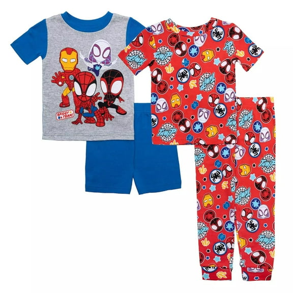 Spidey and His Amazing Friends Toddler Boy's Character 4-Piece Pajama Set, Size 2T