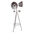 thumbnail image 3 of Garden Windmill Potting Rack, Floor Windmill Plants Stand Rack Rustproof Multifunctional  For Party, 3 of 8