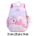 thumbnail image 1 of Mochila escolar para niña y mujer, morral escolar para adolescentes y niños, color rosa, de clase primaria alta Fivean unisex, 1 of 2