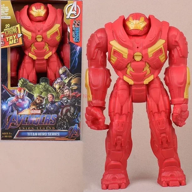 En stock Figuras de acción de 30 cm de Marvel Super Heroes Avengers Thanos Black Panther Captain America Thor Antman Hulkbuster Hulk de 12"