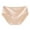 Pink, variant on Womens Cotton Bikini Brief Underwear Low Waisted Briefs Soft Cotton Panties Full Coverage Underwear XL