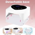 thumbnail image 2 of "Nail Lamp,Cordless UV Led Nail Lamp 72W Rechargeable Nail Dryer with 5 Timer Setting,Professional Nail Light with Cute Heart Shape Large LCD Display ", 2 of 6