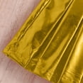 thumbnail image 5 of Girls Gold Shiny Pleated Skirt for Holiday Party, Metallic A-Line Dance Skirt Kids with Elastic Waist, Performance Celebration Skirt,Size 8-9T, 5 of 9