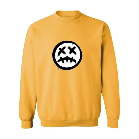 Scary Icon Graffiti Style Sweatshirt Men -Image by Shutterstock, Male 3X-Large