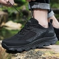 thumbnail image 2 of Mens Sneakers Leather Running Shoes Trainers Sneaker Casual Hiking Shoes, 2 of 8
