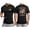 Black, variant on Sopiago 250 Anniversary USA Shirt, Patriotic Shirts for Men, USA Eagle Graphic T Shirts Men Black,S