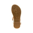 thumbnail image 5 of Beverly Hills Polo Club Girls Thong Sandal with Multi Flower Accents, Silver Hologram, Size: 10, 5 of 5
