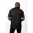 thumbnail image 6 of Chef Works Varkala Men's Chef Coat, Cool Vent Tailored Work Jacket with Pockets, Medium, Black, 6 of 9