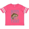thumbnail image 3 of Inktastic Born to Fish Boys or Girls Toddler T-Shirt, 3 of 5