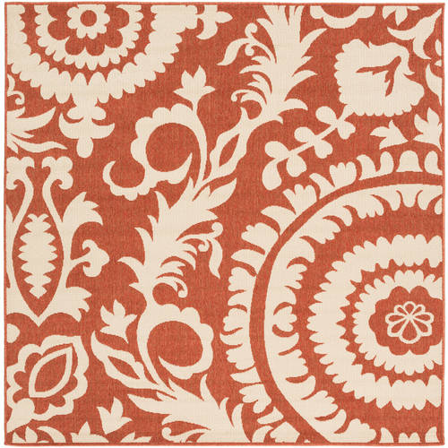 Nourison Tropical Oasis Indoor Outdoor Modern Floral Multicolor 2 3 x 12 Area Rug 12 Runner