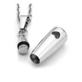 thumbnail image 2 of Colgante de cenizas Yuyangstore de acero inoxidable plateado, 2 of 3