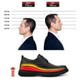 thumbnail image 5 of CMR CHAMARIPA Tall Men Shoes - Height Increasing Dress Shoes - Black Derby Shoes 6cm / 2.36 Inches, 5 of 9