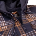 thumbnail image 3 of Visive By Walnut Creek Lined Flannel Sherpa Jacket for Men Thick Fleece Heavy Zip Up Hoodies Big and Tall Plaid Quilted Mens Flannel Jackets, 3 of 6