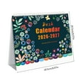 thumbnail image 3 of BingTong Desk Calendar 2026 To 2027 18 Months Desk Calendar Ornament Standing Flip Calendar For Home Office Supplies USA Holiday English Layout For Planning And Organization C Style 8, 3 of 6