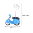 thumbnail image 4 of EeaseCA 1 Pce Clip Photo de Bureau Résine Mini Support de Photo en Forme de Voiture Électrique Clip Mémo Clip de Message (Bleu), 4 of 8