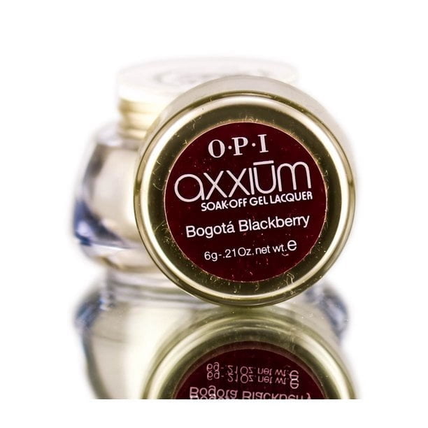 Esmalte de uñas OPI Axxium Soak-Off Gel Lacquer Bogota Blackberry