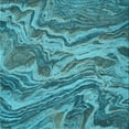 thumbnail image 1 of Ahgly Company Indoor Square Patterned Teal Green Area Rugs, 6' Square, 1 of 6