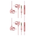 thumbnail image 3 of Injueey Puerto de 3,5mm en la oreja Supergraves Control de línea auricular teléfono aleación de aluminio auriculares de moda micrófono auriculares Type2 NO2, 3 of 5